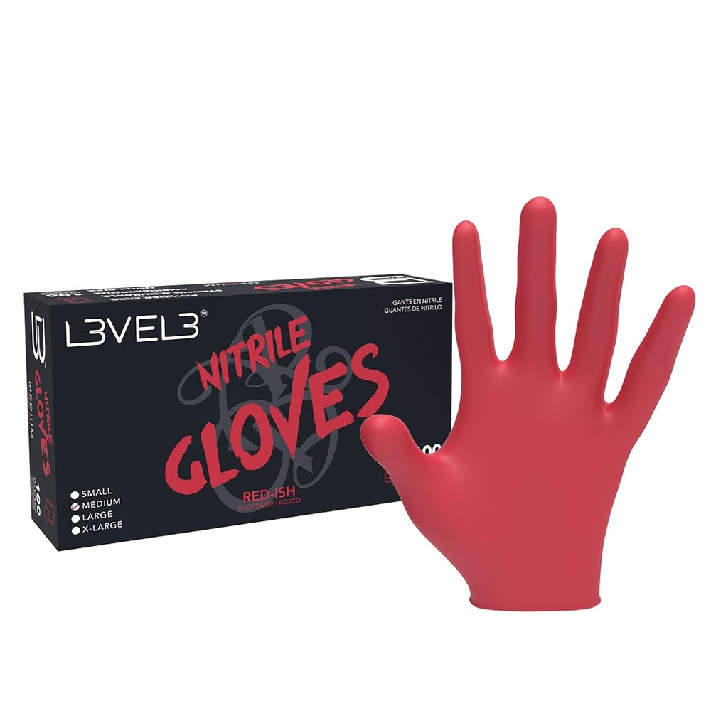 Level 3 Gloves - Red-ish