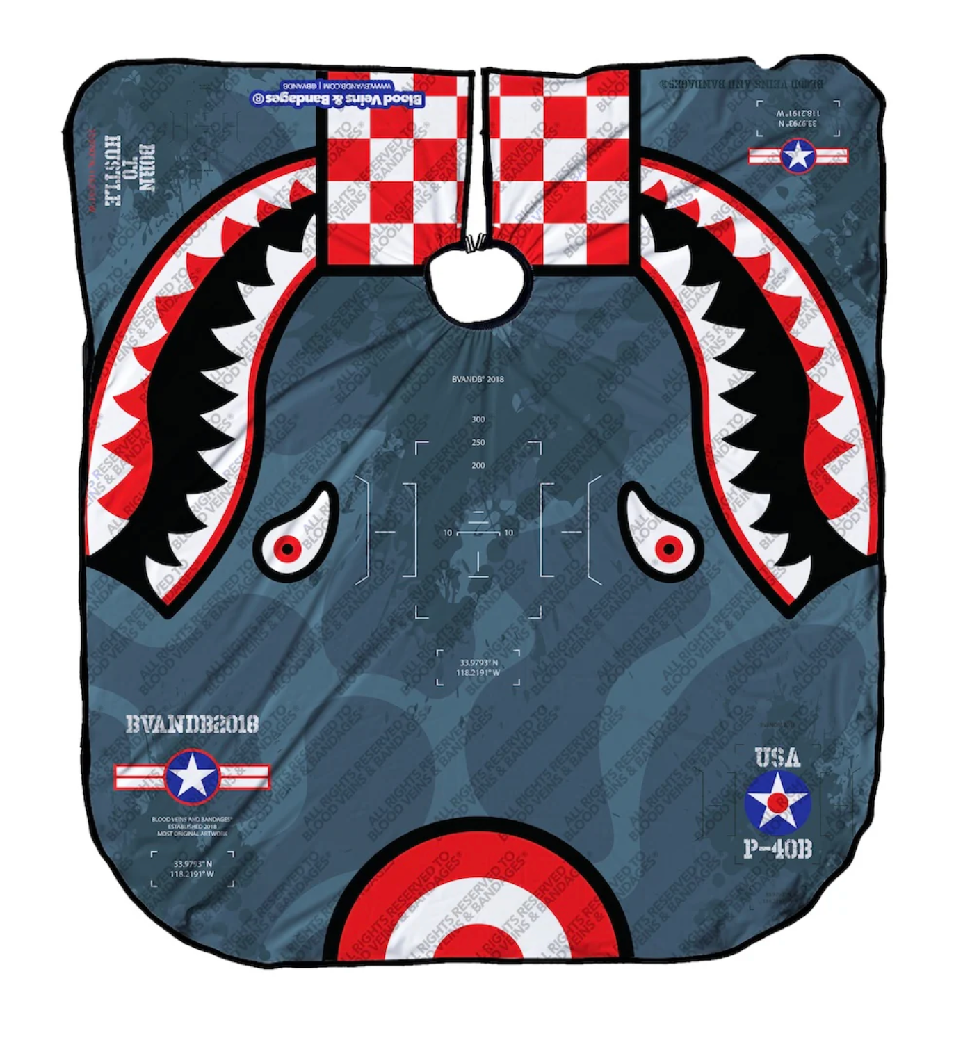 BVandB Flying Tiger Gray - Collector's Capes