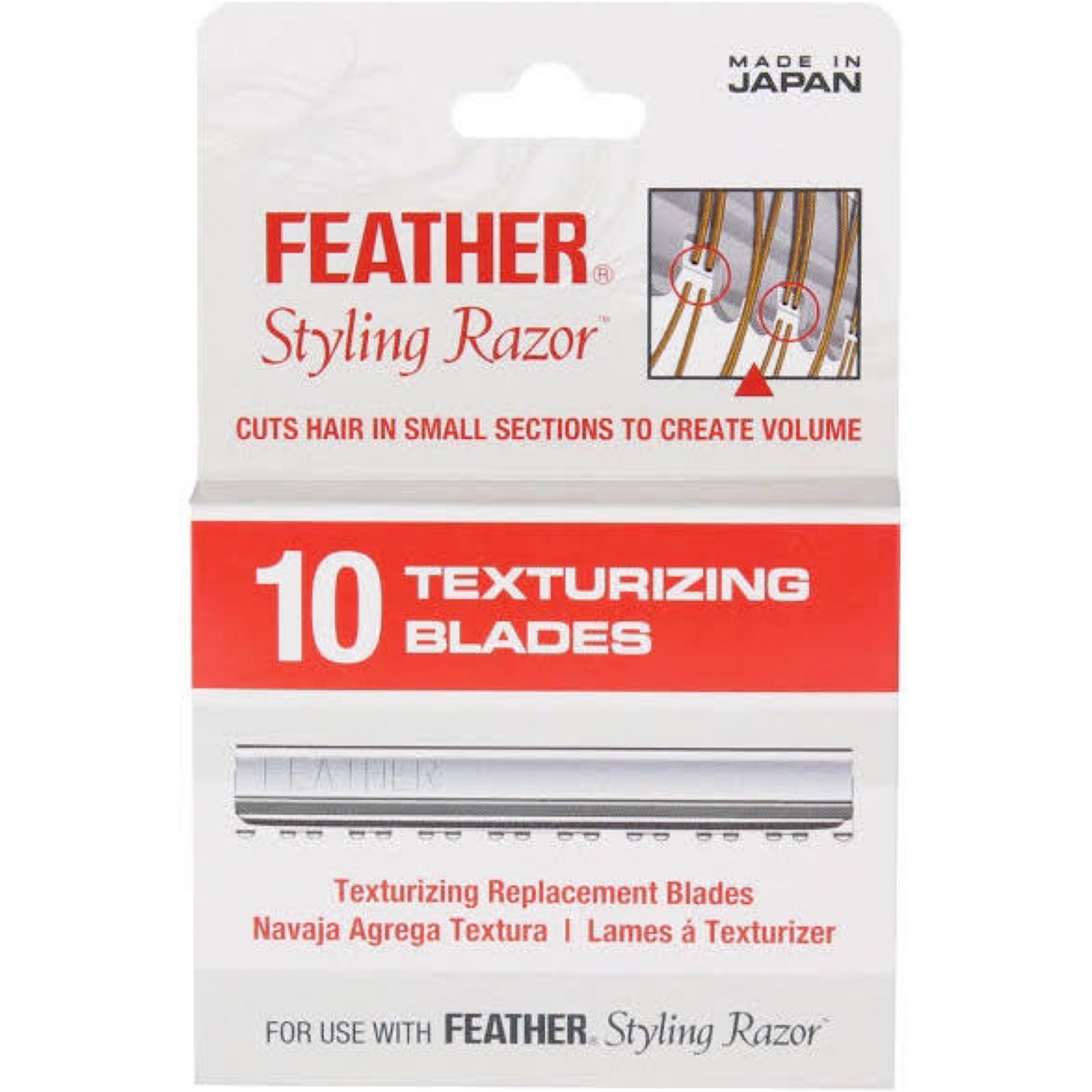Feather Texturizing Blades