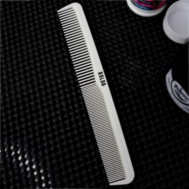 Rolda Barber Comb - White