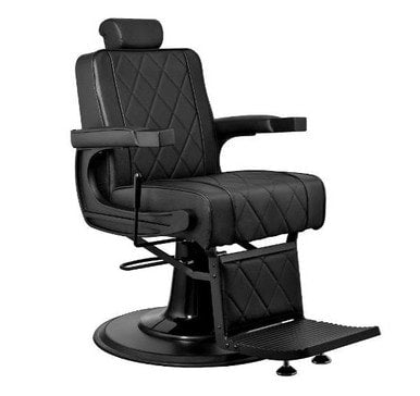 Rogers Black/Black Barber Chair