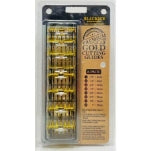 Black Ice BIC031 8-Pack Premium Gold Cutting Guides Metal with Organizer
