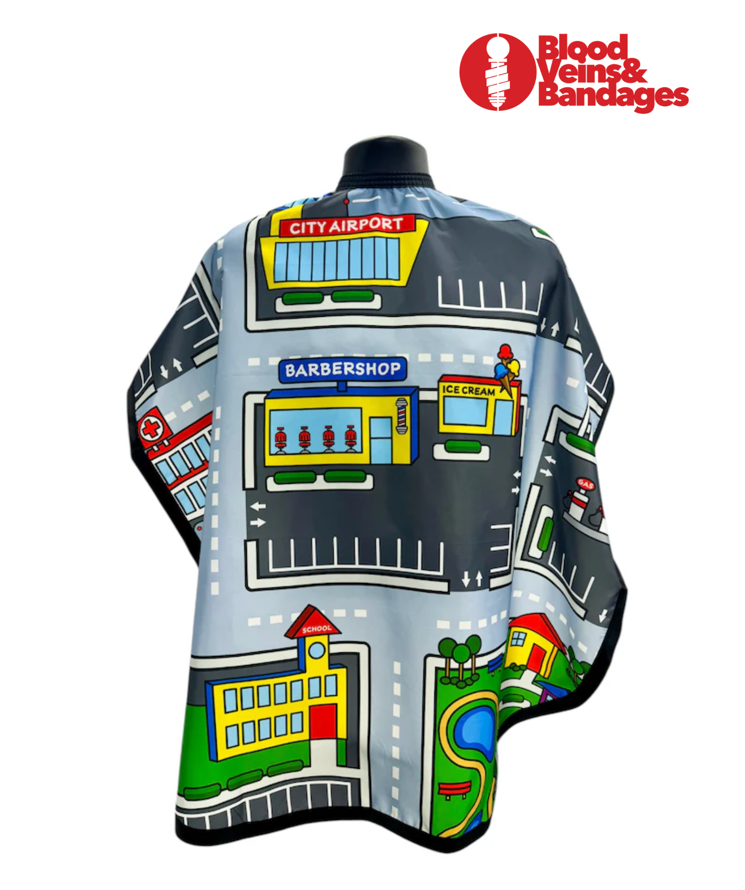 BVandB Kid's Cape - City Streets