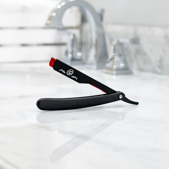 Rolda Black Razor Handle with Red Cartridge