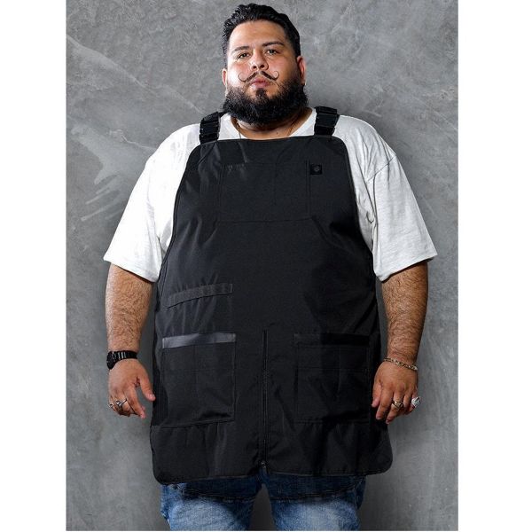 Barber Strong - The Barber Apron Extra Wide Black