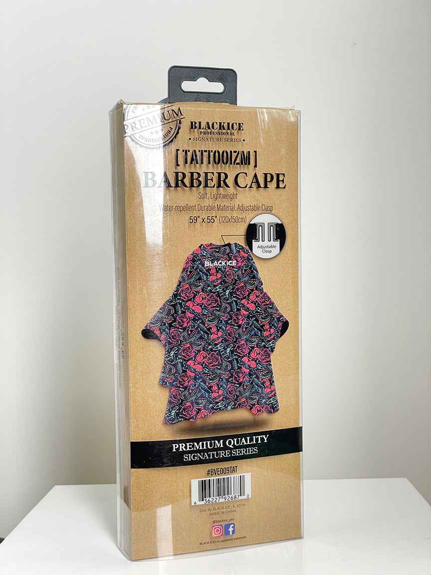 Black Ice Barber Cape - Tattooizm