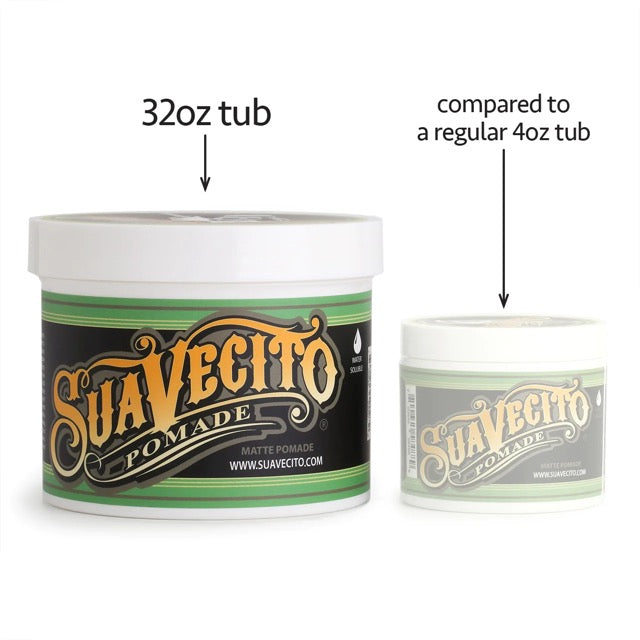 Suavecito 32oz Tub Matte Pomade