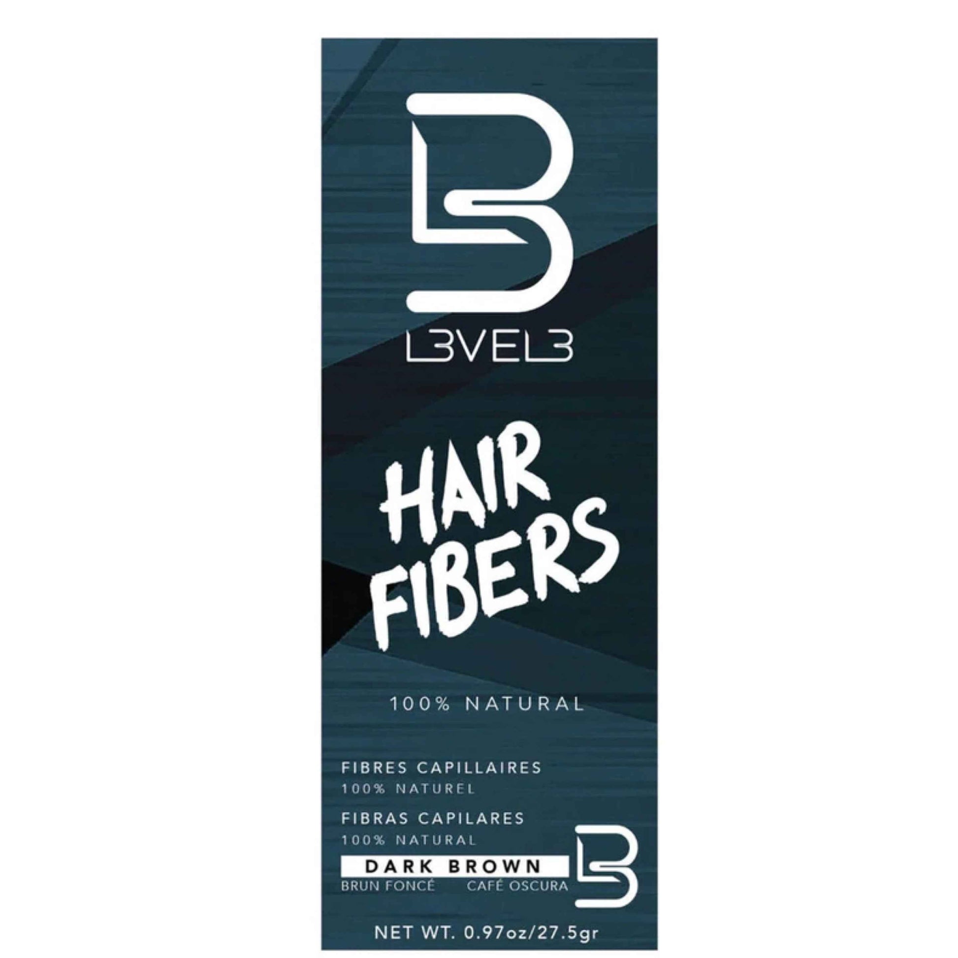Level 3 Hair Fibers Dark Brown
