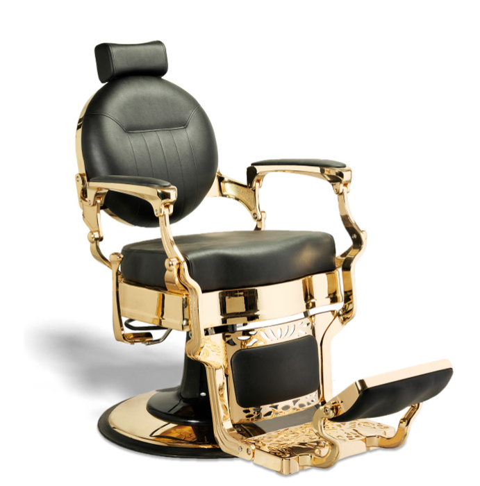 Barber Chair McKinley Black/Gold