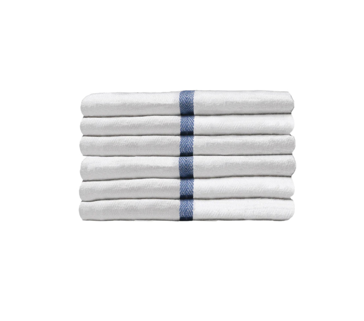 ProTex Bleach Guard Barber Towels 12pk - Blue Stripe