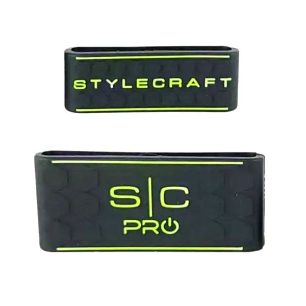 StyleCraft Clipper and Trimmer Grips - Green (combo pack)