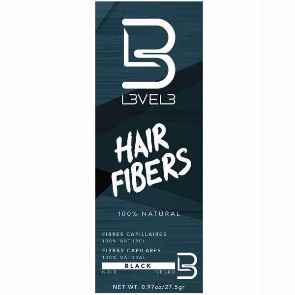 Level 3 Hair Fibers Black
