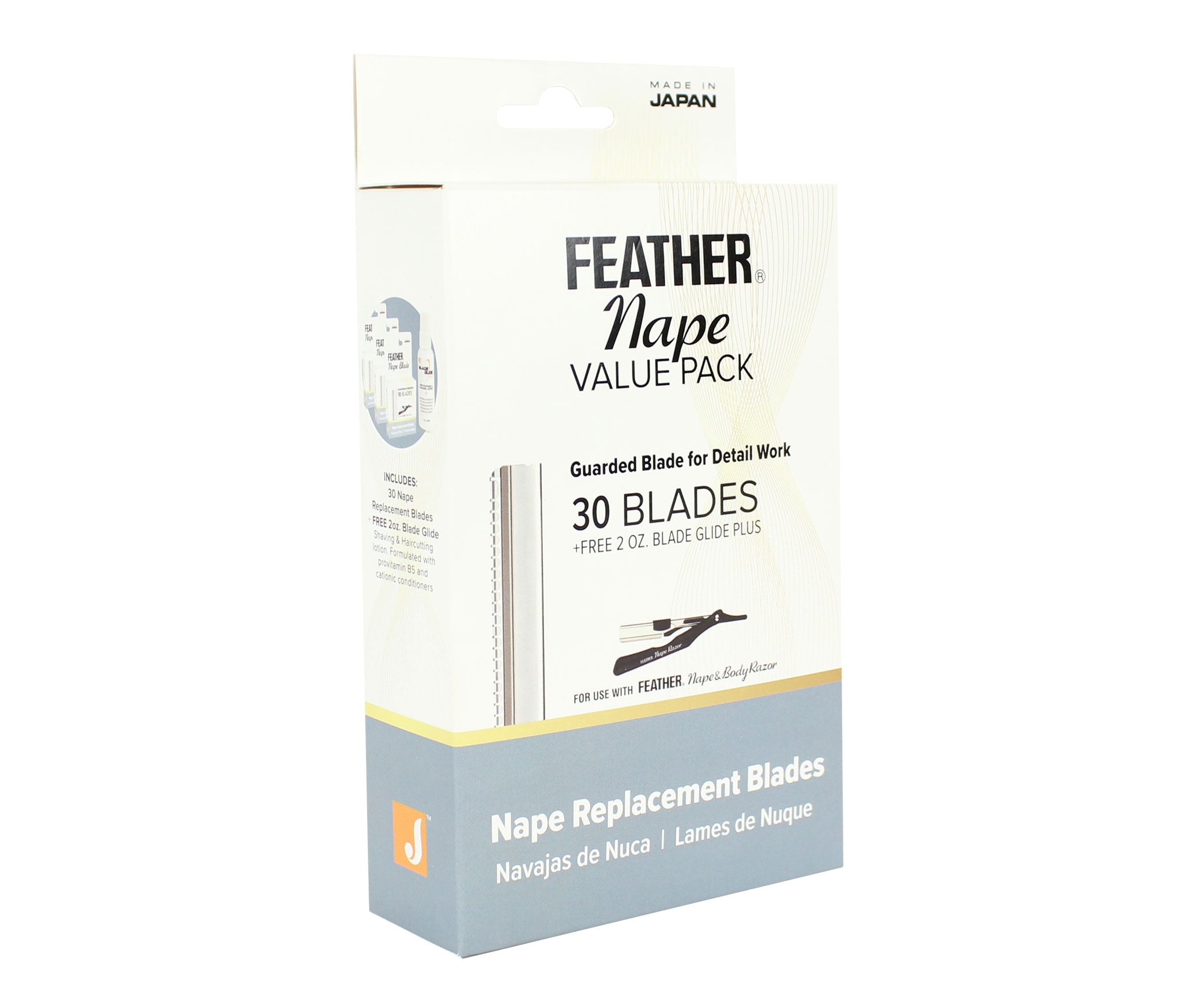 Feather Nape Value Pack - 30 Blades plus Bonus Glide!