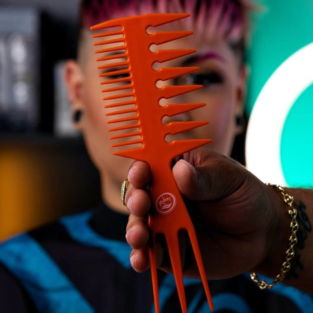 Rolda Barber Fish Comb - Orange