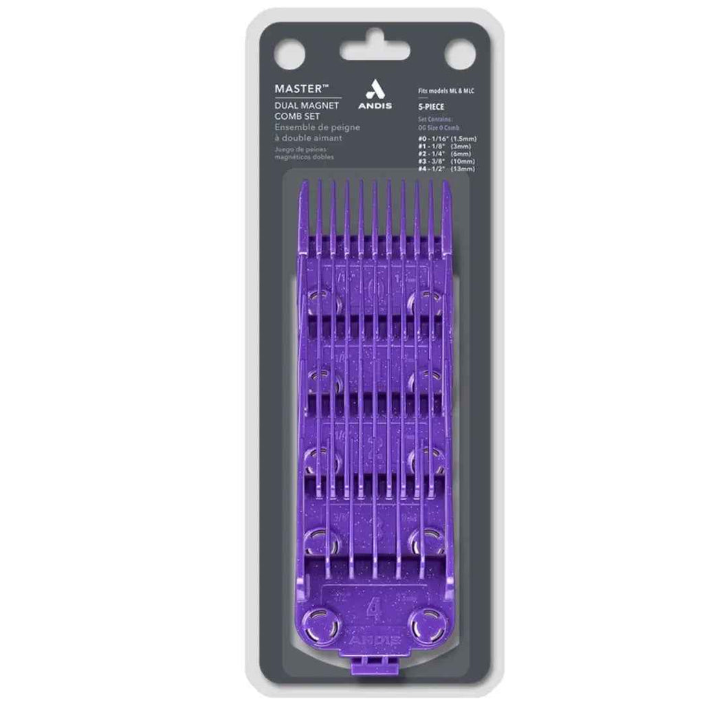 Andis Purple Guard Set 5pk #0-#4