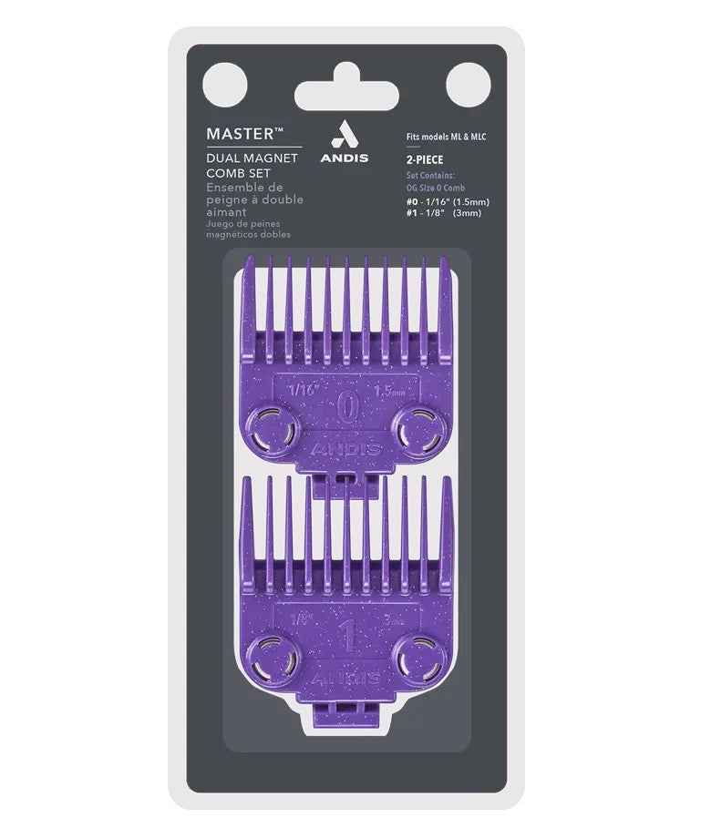 Andis Purple Guard Set 2pk #0-#1