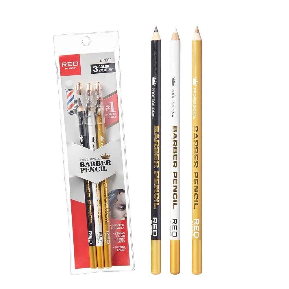 Red by Kiss Barber Pencil 3pk