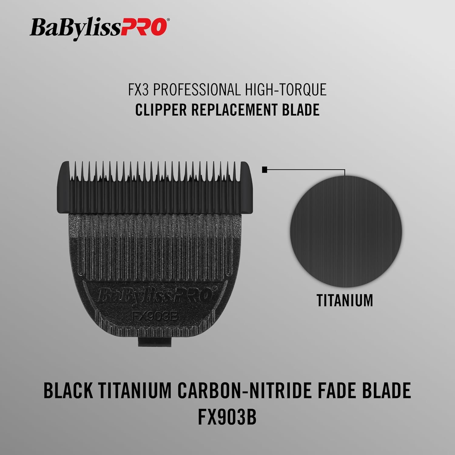 Babyliss FX3 Clipper Replacement Blade Black