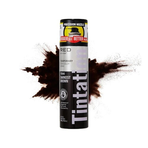Kiss Tintation Color Spray Darkest Brown - TCS02