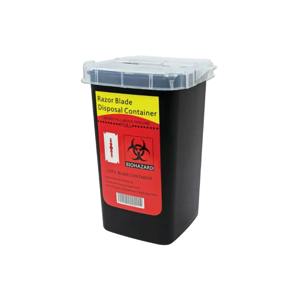 Black Ice Razor Blade Disposal Container - Black BIC032DIS