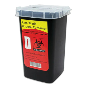 Black Ice Razor Blade Disposal Container - Black BIC032DIS