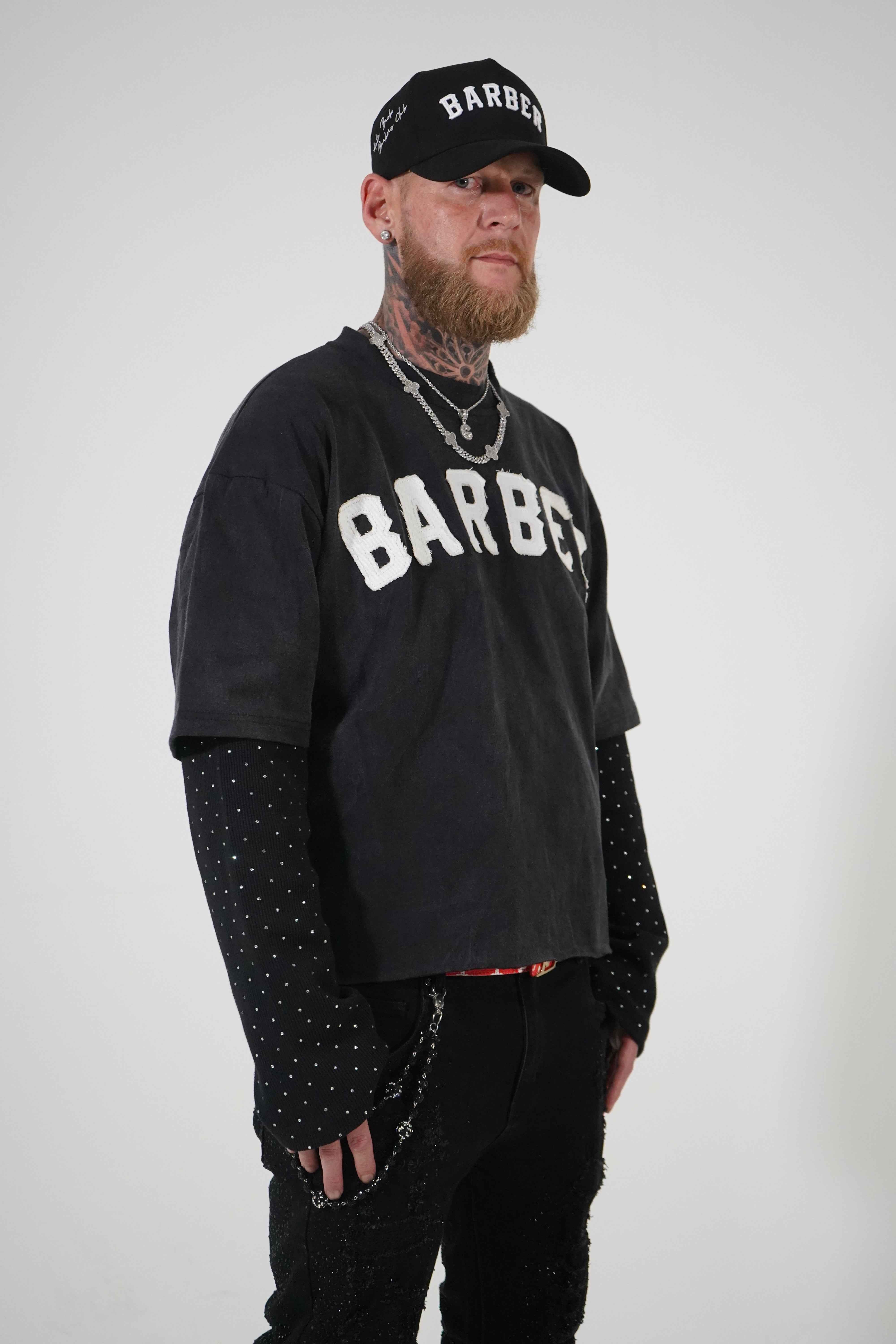 Barber Studded Layered Long Sleeve