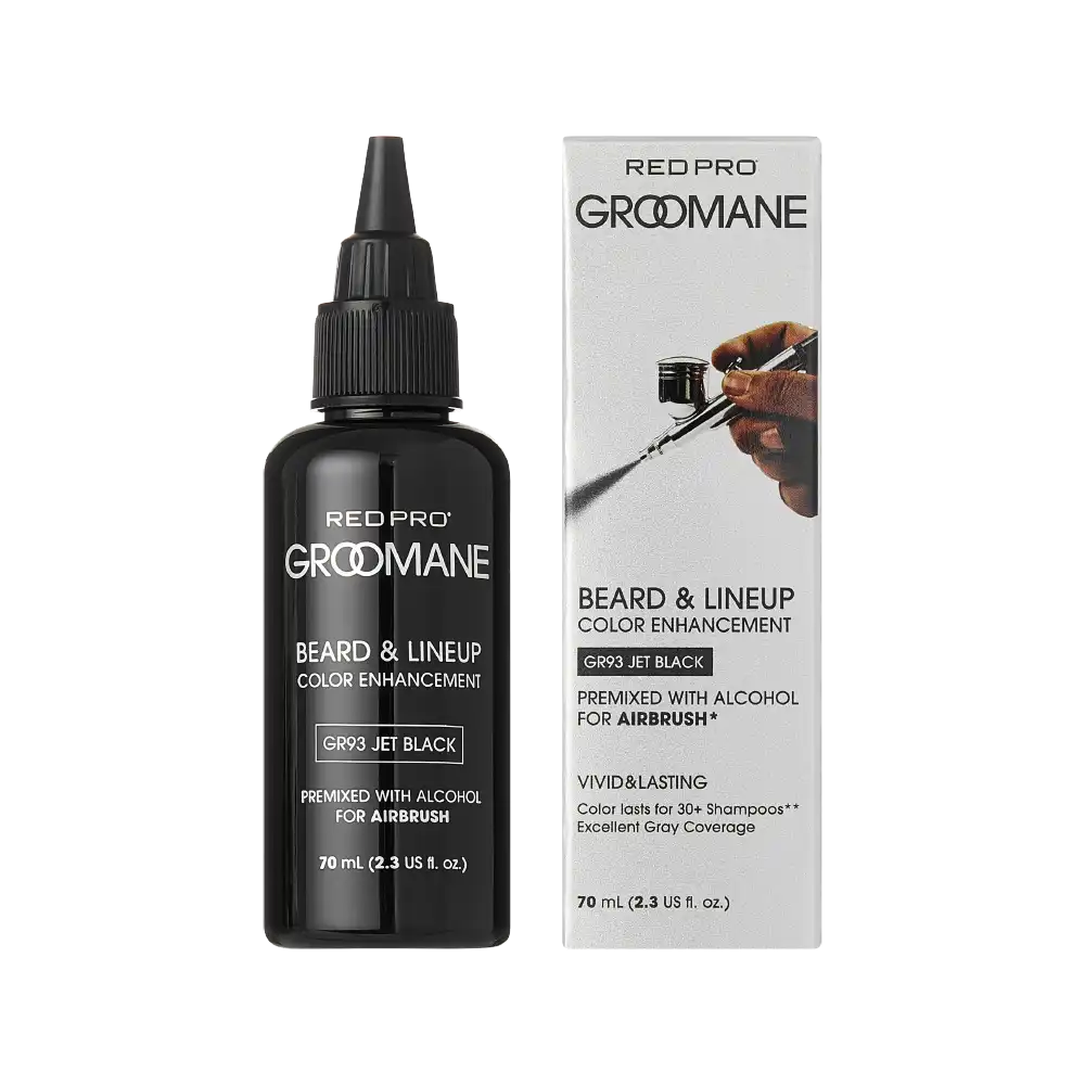 Red PRO Groomane Beard Lineup Color Enhancement – Premixed for Airbrush Use