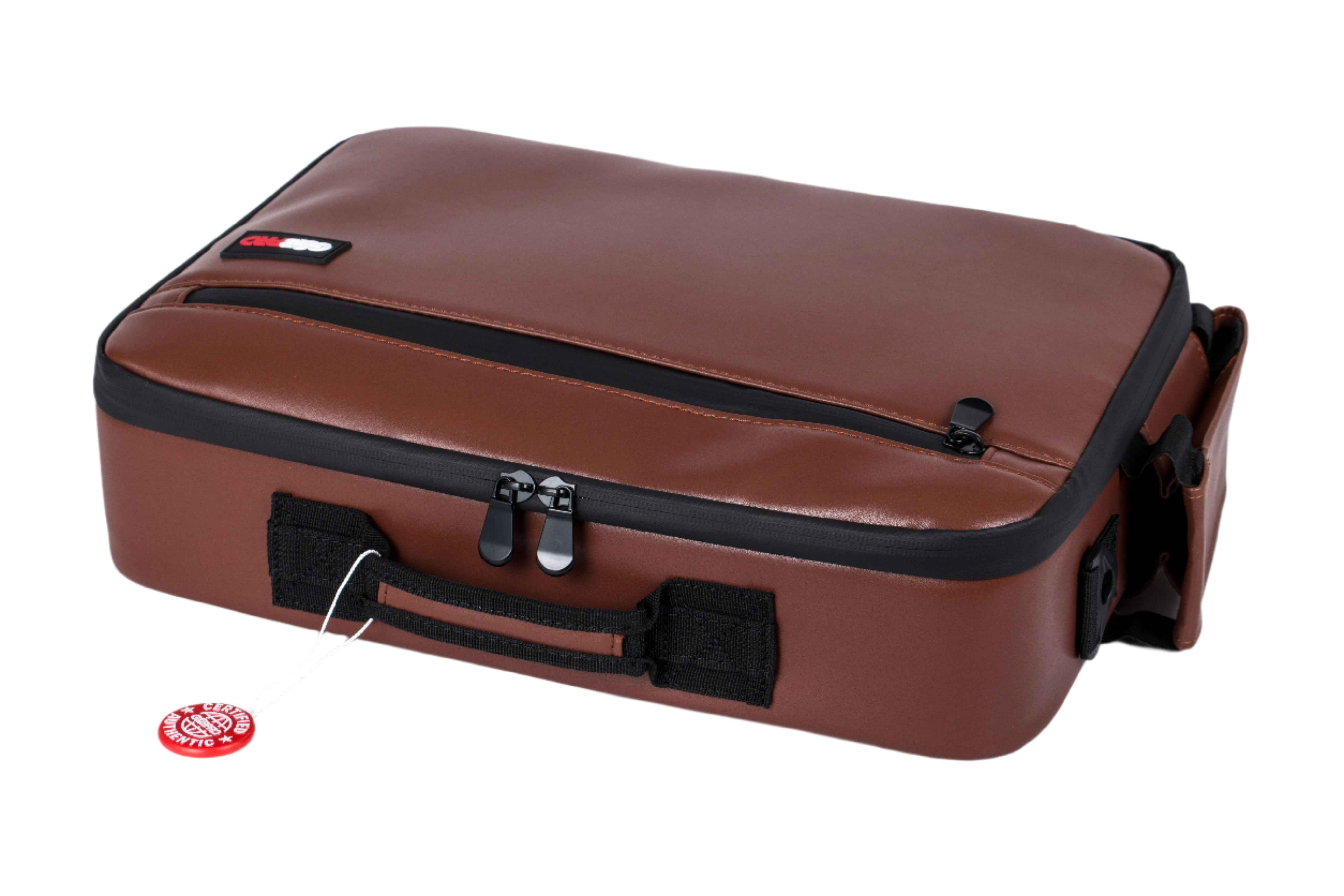 Premium Leather Crossbody Mobile Station