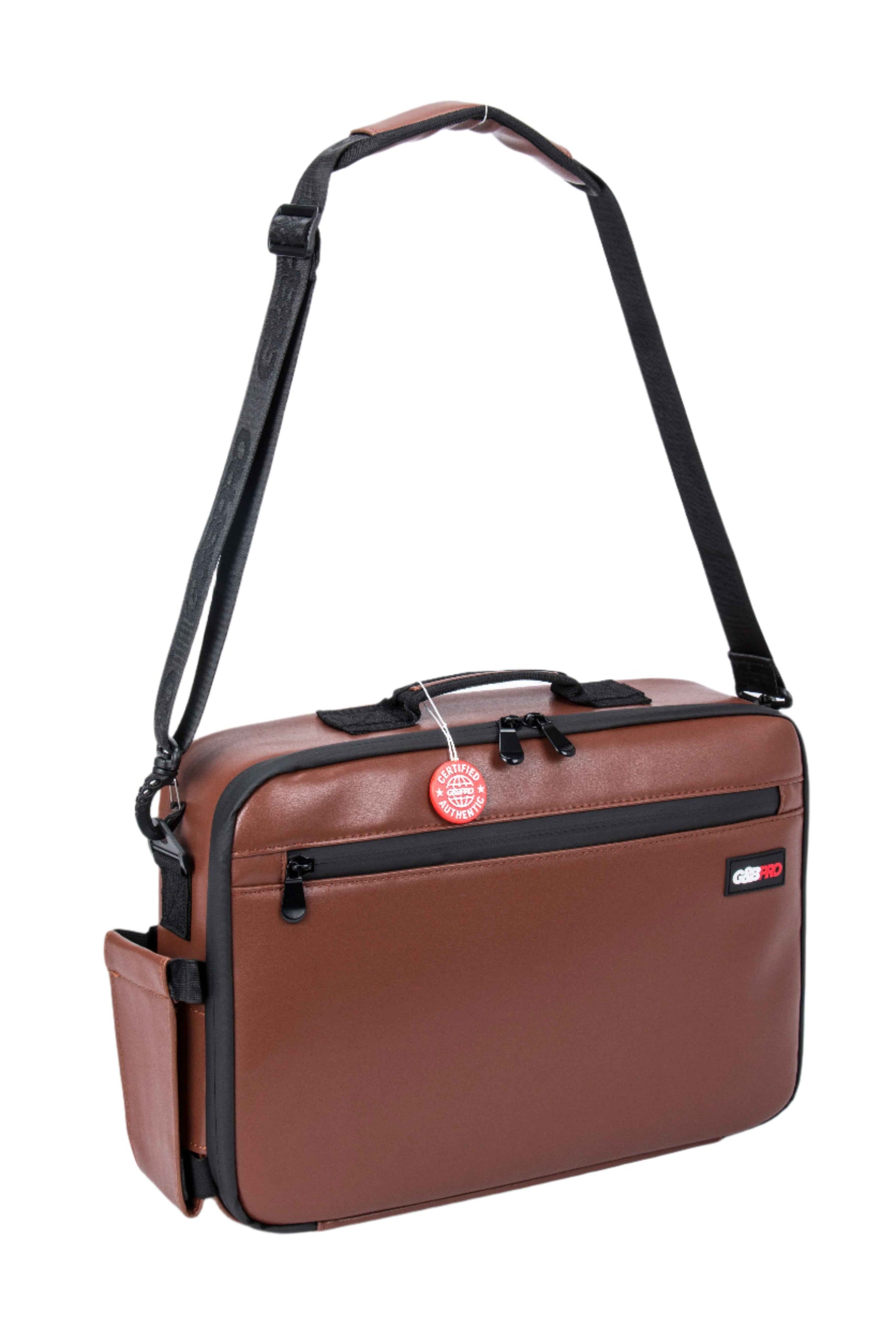 Premium Leather Crossbody Mobile Station
