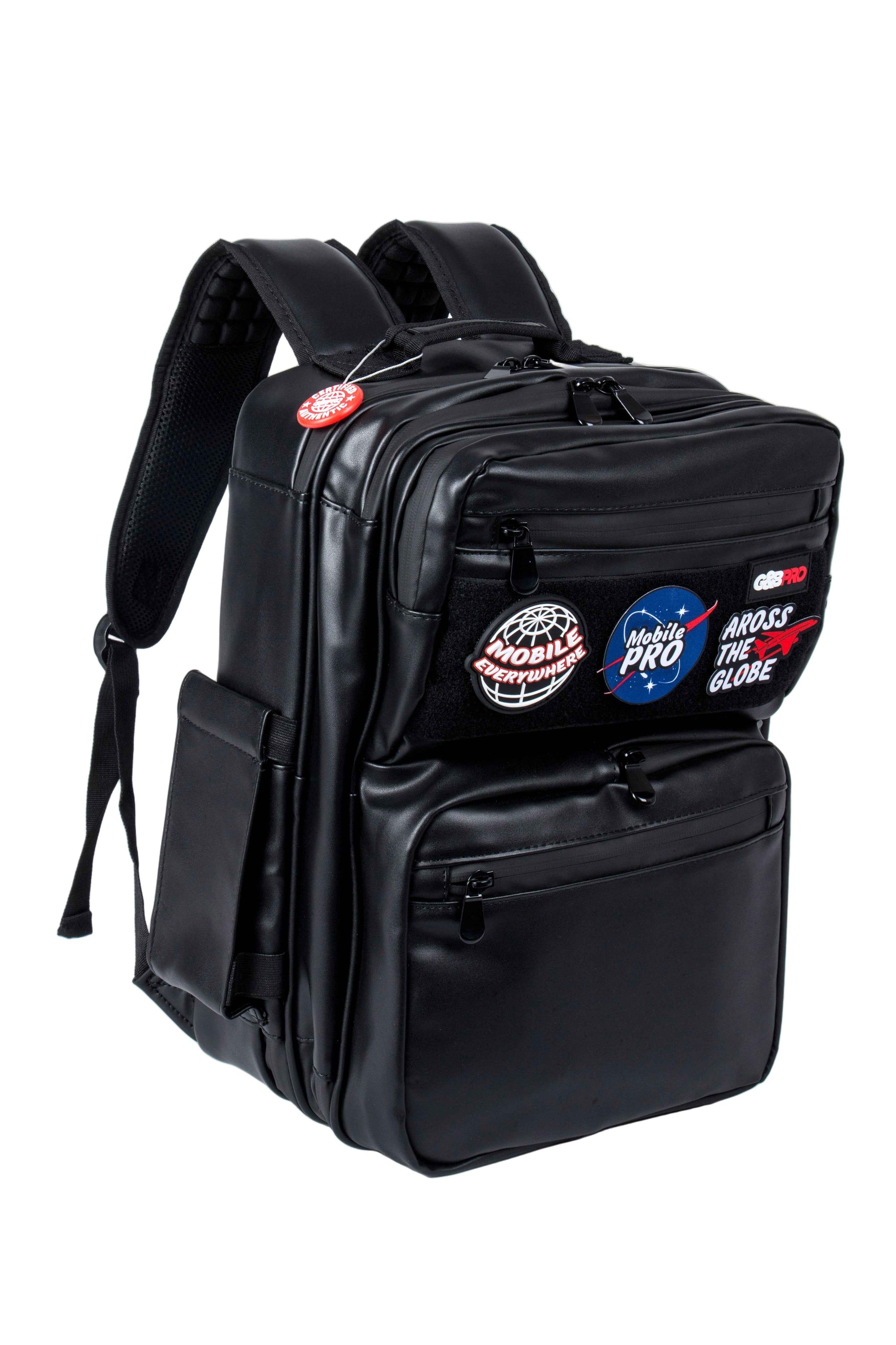 Premium Leather Mid-Size Backpack Mobile Station SE