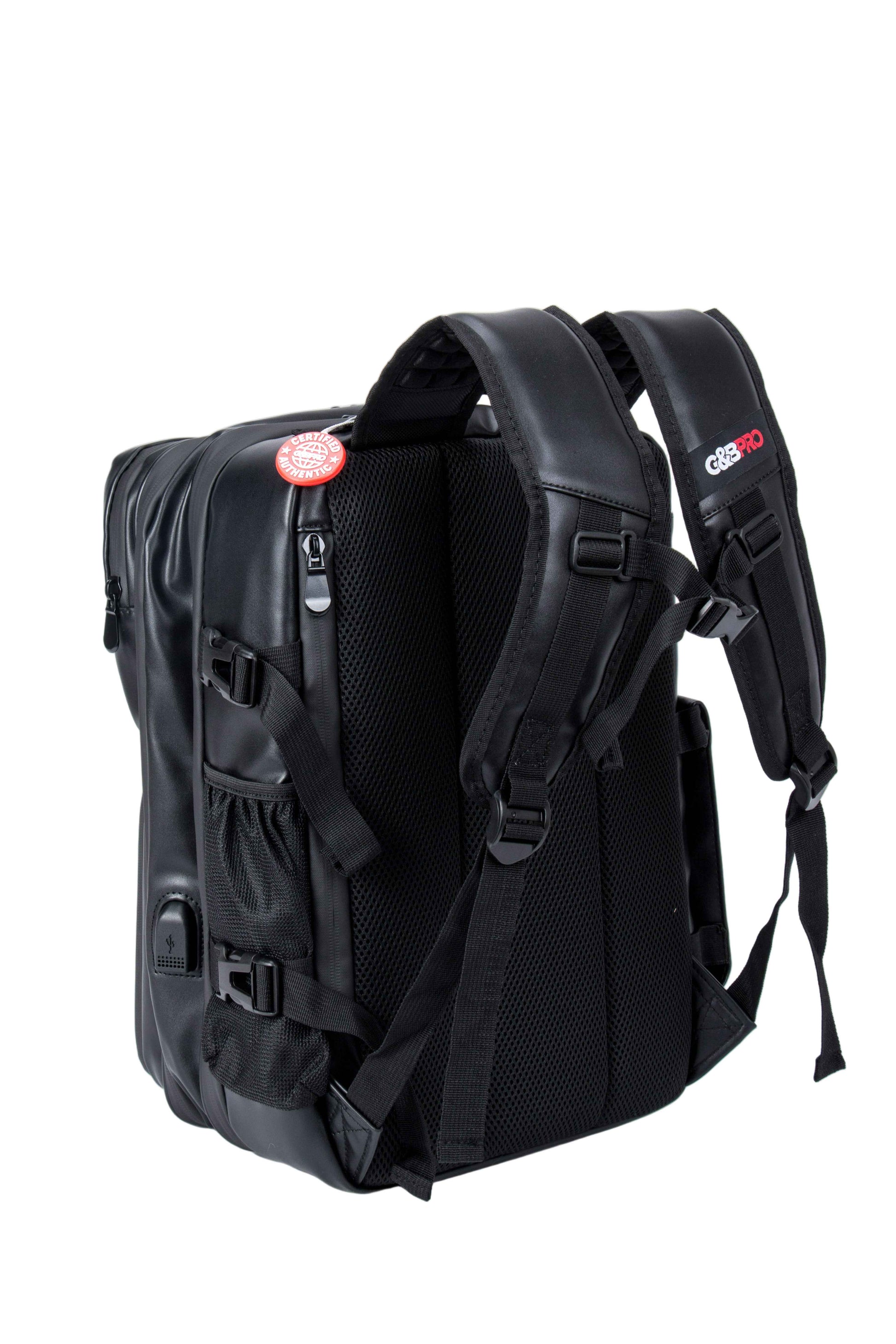 Premium Leather Mid-Size Backpack Mobile Station SE