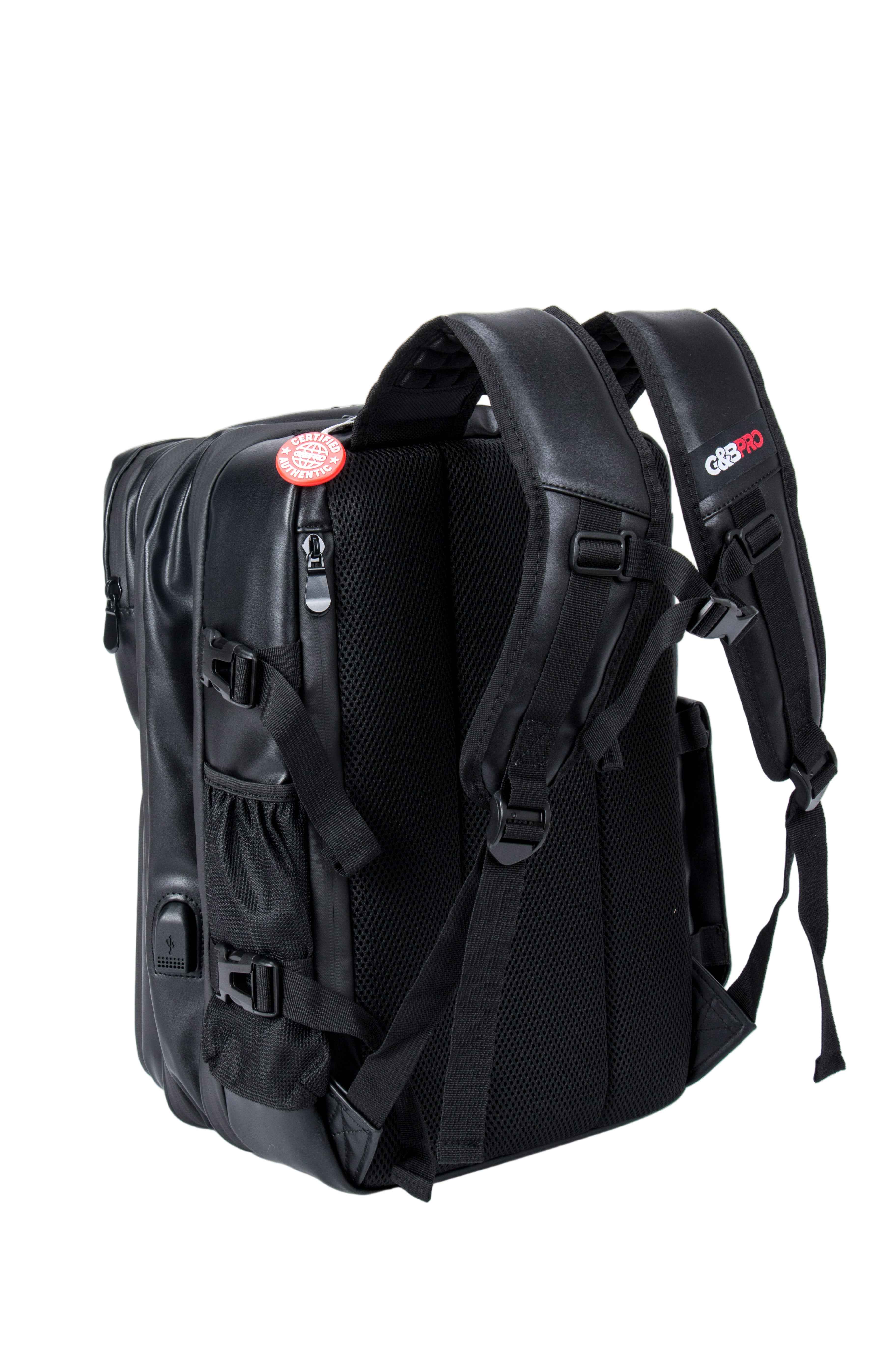 Premium Leather Mid-Size Backpack Mobile Station SE