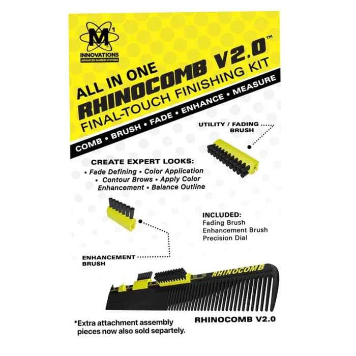 M1 Innovations RhinoComb V2.0 Carbon Fiber Precision Outlining Comb