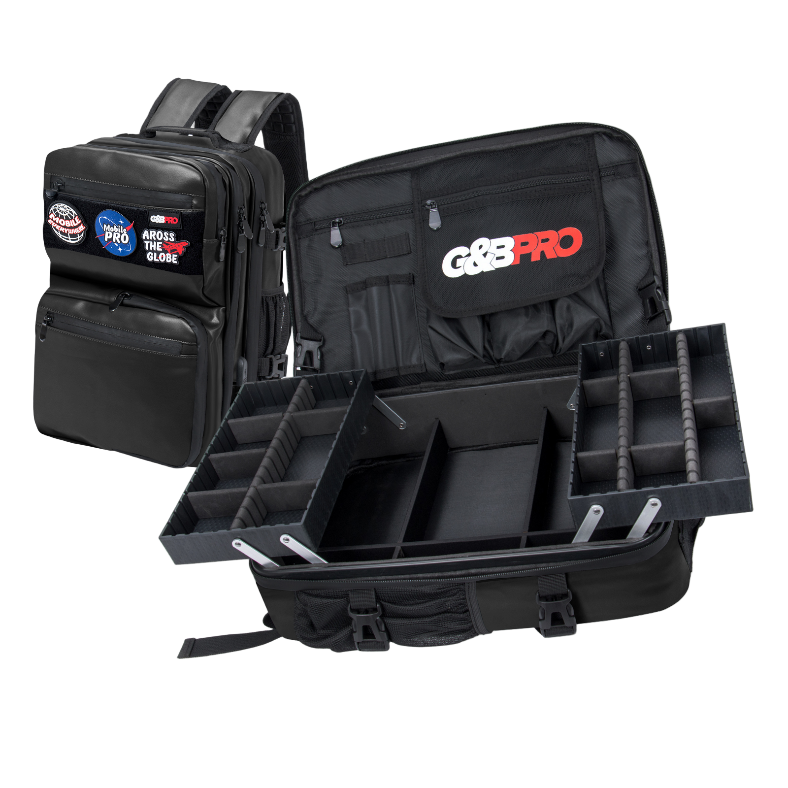 Premium Leather Mid-Size Backpack Mobile Station SE