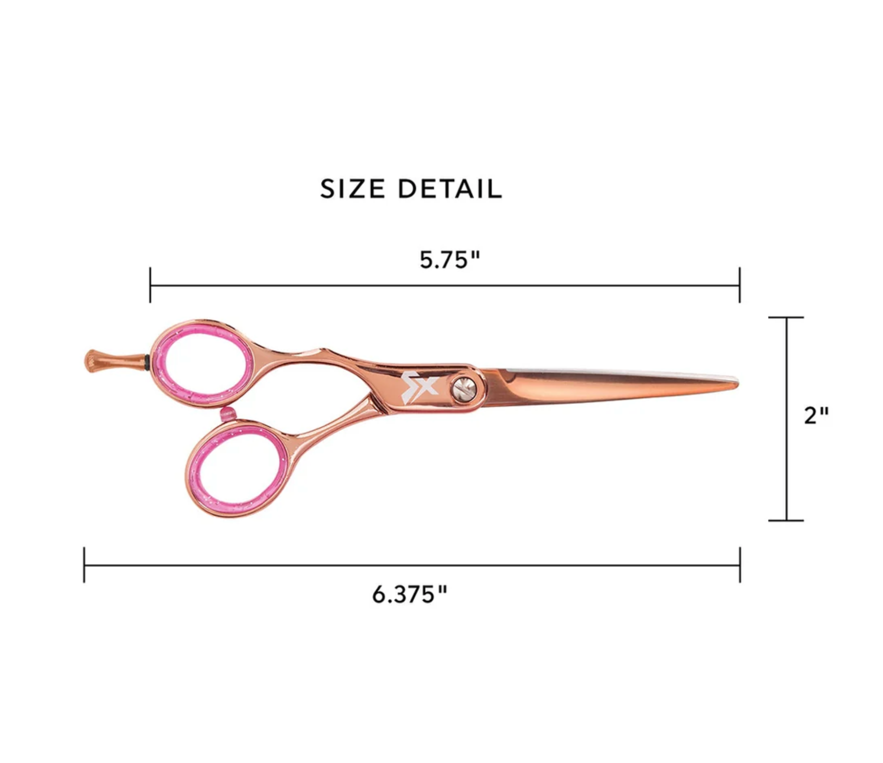 Cricket Shear Xpressions Hey Rosie Lefty 5.75" Shear