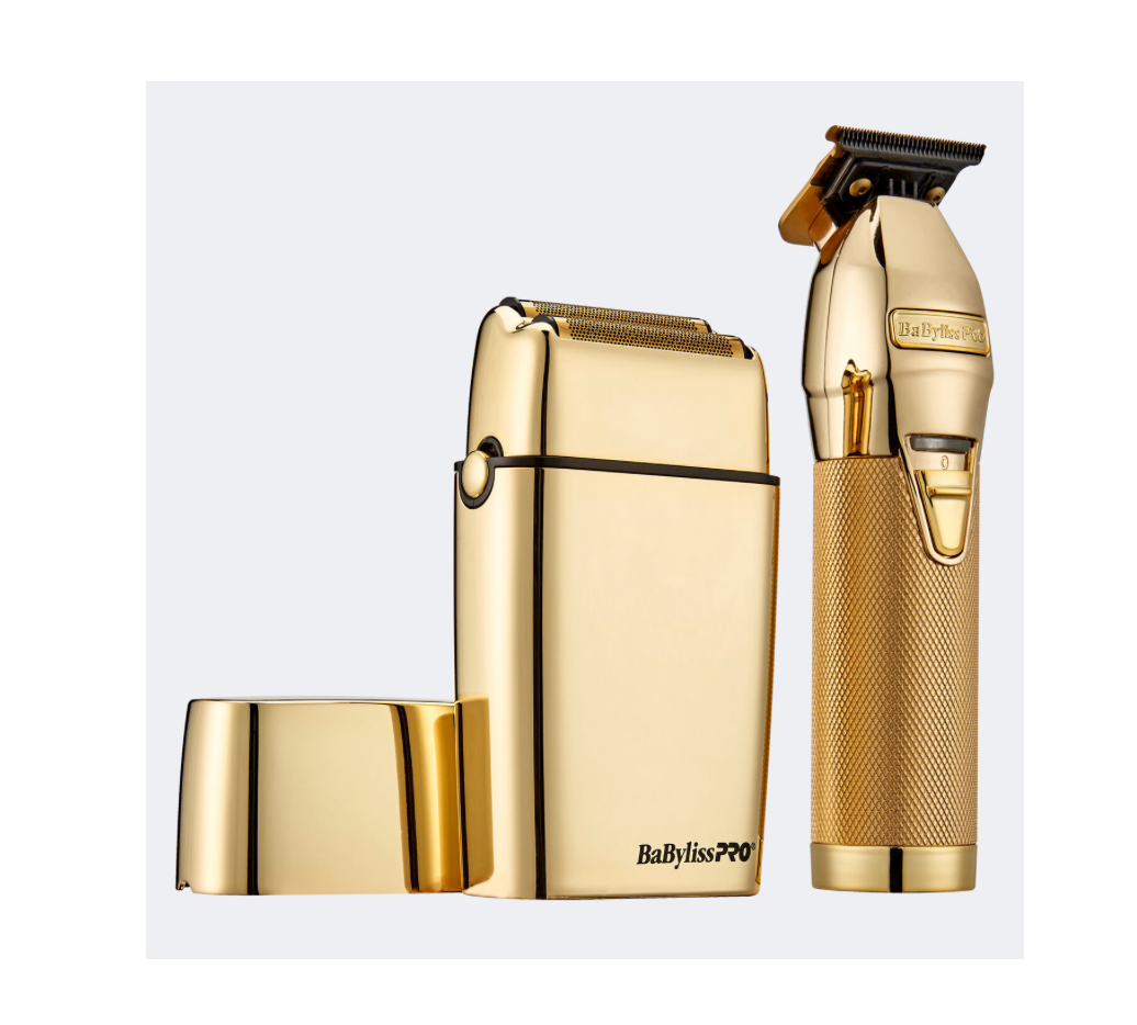 BaBylissPRO Fx+ Trimmer and FX02 Shaver Combo - Gold