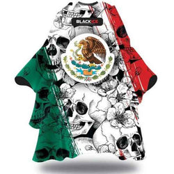 Black Ice Barber Cape - Calaveras