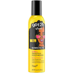 Got2B Glued 2-in-1 Smooth & Hold Mousse