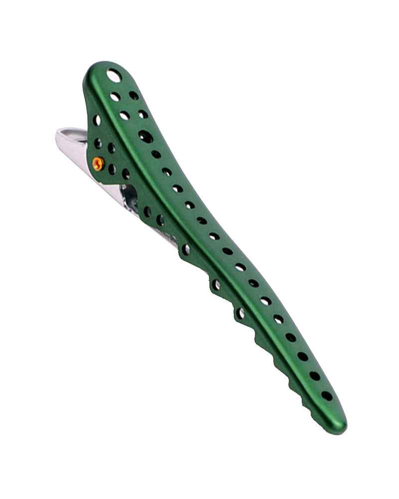 YS Park Shark Clip - Green Metal