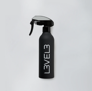 Level 3 Rubberized Spray Bottle - Black
