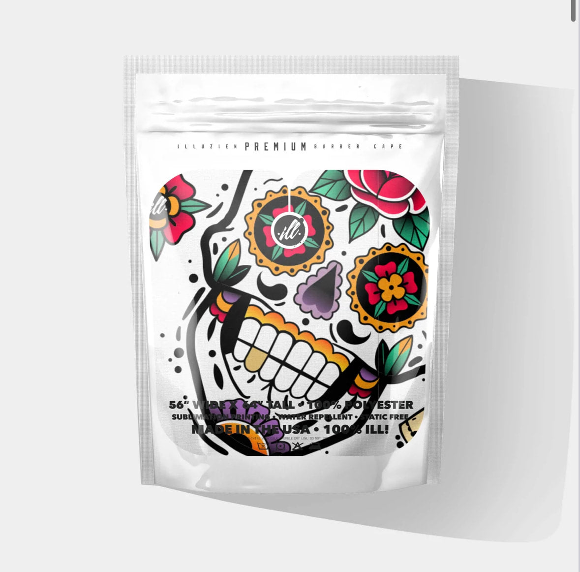 Illuzien Cape - Day of the Dead White