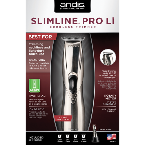 Andis Slimline Pro Li - Chrome