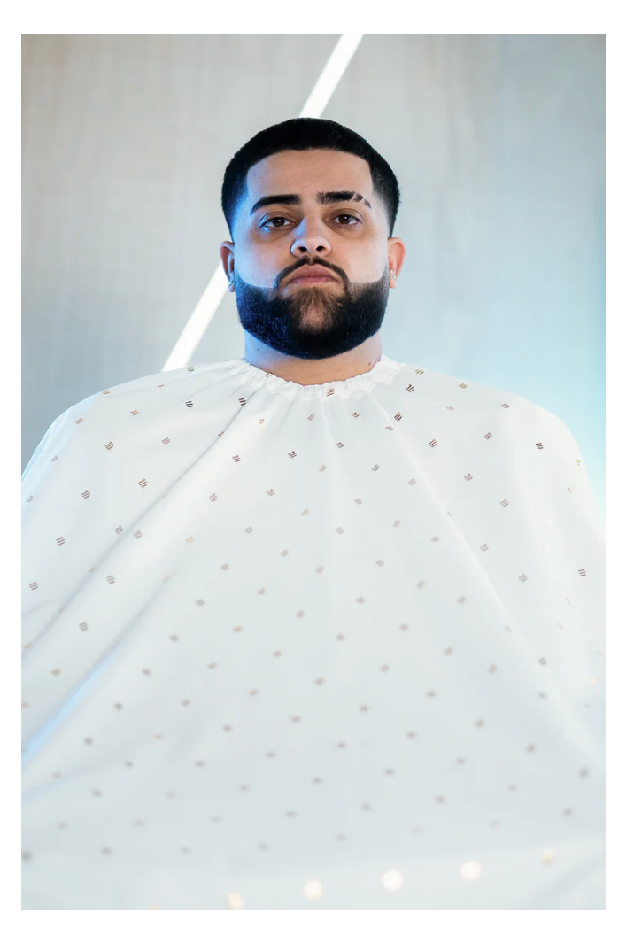Barber Strong - Barber Cape Barber Shield - White