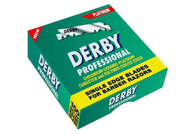 Derby Professional Single Edge Blades - 100ct.
