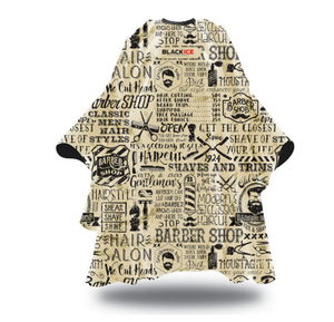 Black Ice Barber Cape - Vintage