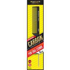 Black Ice Carbon Pin Tail Comb 9 inch