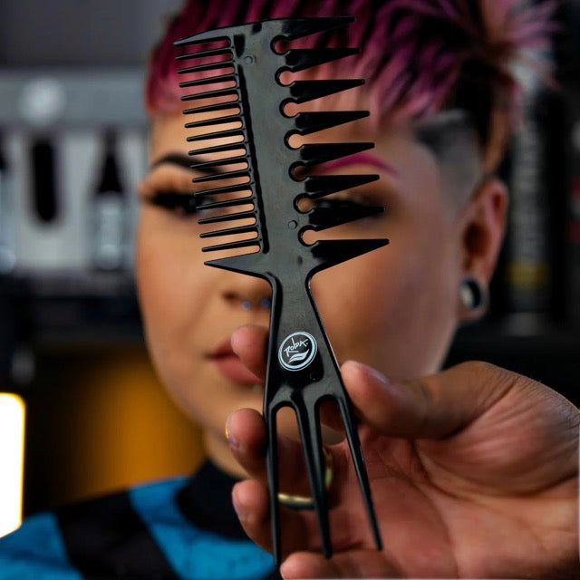 Rolda Barber Fish Comb - Black