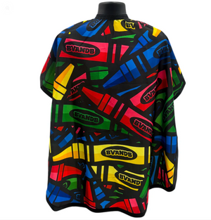 BVandB Kid's Cape - Crayons