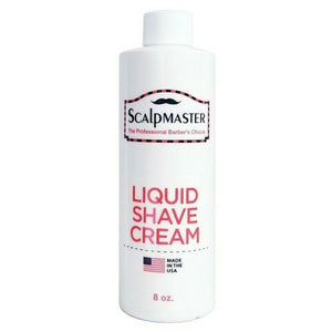 Scalpmaster Liquid Shave Cream 8 oz.