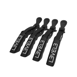 Level 3 4pc Hair Croc Clips
